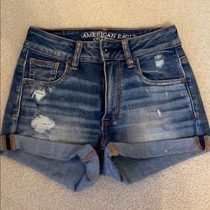 American Eagle high rise shorts